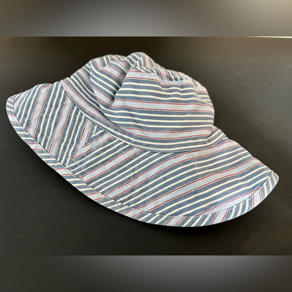 Hat Attack Blue and Red Striped Hat